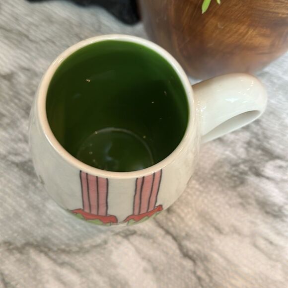 Rae Dunn Santa's Helper Elf Feet Mug - Picture 3 of 8